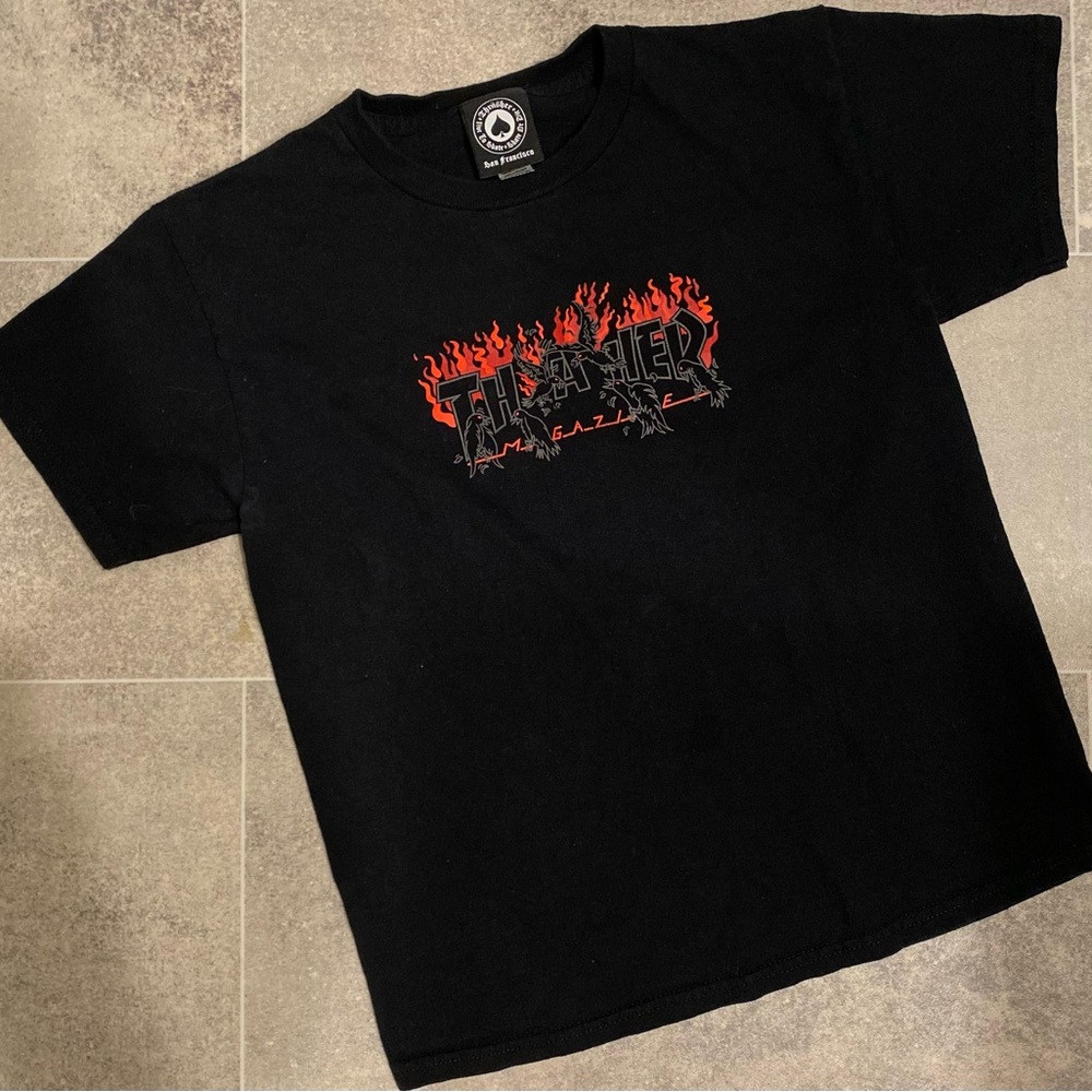 Youth Thrasher Crows tee